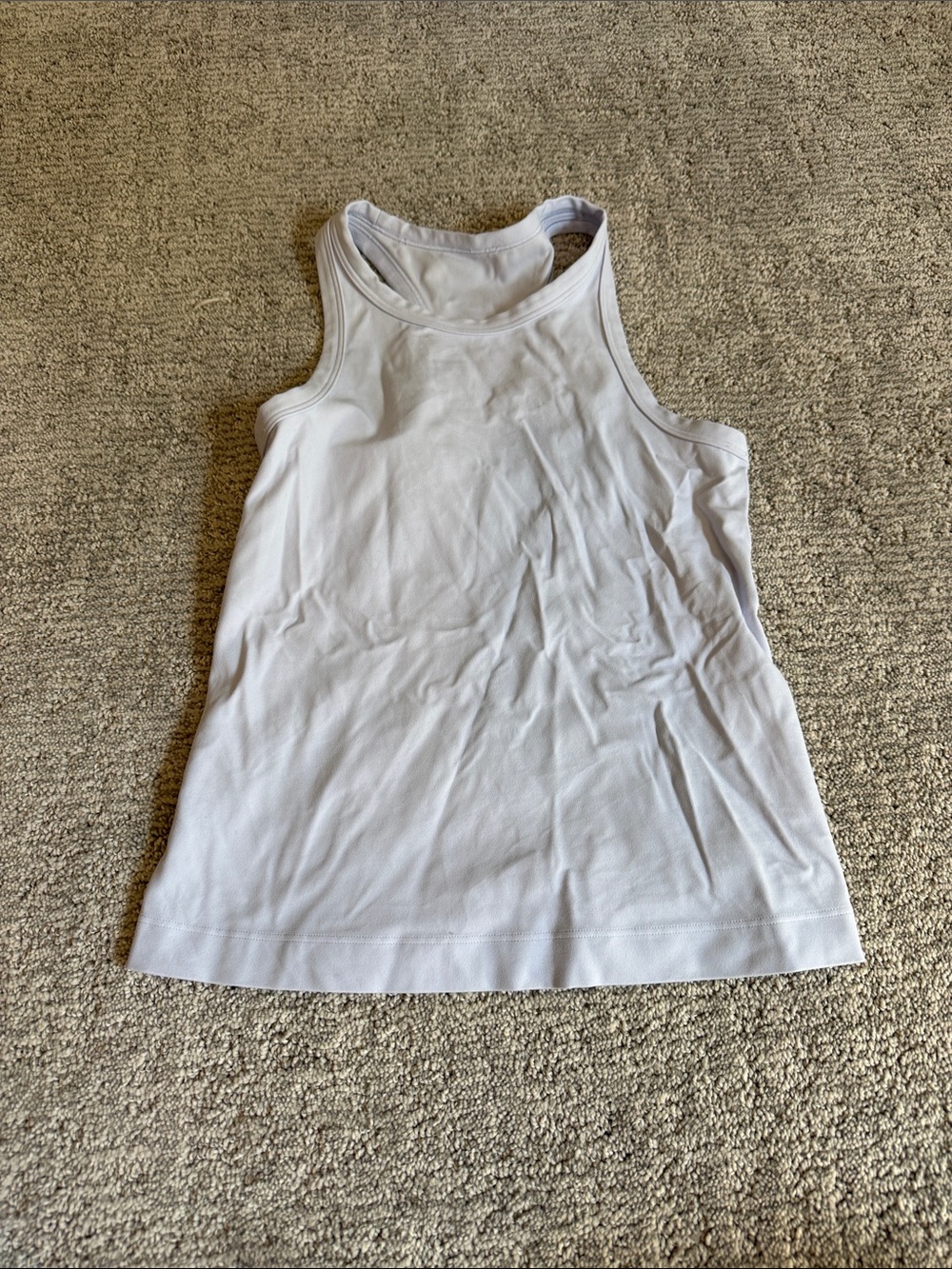 lululemon athletica White Racerback Tank Top